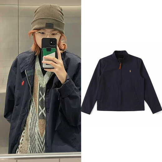 拉夫劳伦（Ralph lauren）准现 夹克外套经典款立领薄款上衣男女同款 卡其-螺纹袖口 S