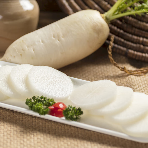 Crisp, sweet and refreshing fresh white radish, fruity radish, must-have pickled pickled vegetables for breakfast cold stir-fried hot pot. Fresh white radish 6Jin Jin equals 0.5kg. Selected boxes included.