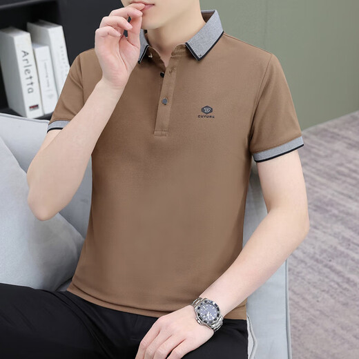 2025 nueva camiseta de manga corta camiseta de verano de la base de hombres de verano de polo para hombres de mangas casuales top 723 blancos m