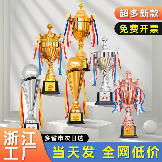 Trophée Shantou Linnun Metal personnalisé Créatif Creative Medal's Basketball Football Competition Étudiant Trophée des jeux de sports de maternelle Personnalisé 9902 Large taille