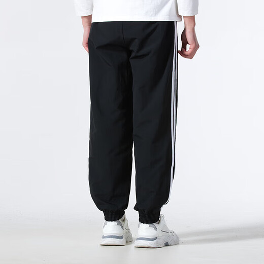 阿迪达斯 （adidas）三叶草男装运动套装25夏新款针织透气长袖T恤上衣运动长裤两件套 IA4877+KB2465 L