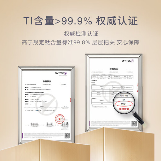 CHAGEE pure titanium cup 0-coated silver coffee cup outdoor camping double-layer insulated health tea cup New Year gift