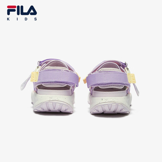 Fila Fila Children's Shoes Sandals 2025 Summer New Antibacterial Anti-Slip Outdoor River Tracing Shoes for Men and Women Adults Lavender/Mist Powder-OT 34