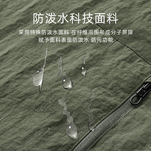 Jacket jacket for men spring and autumn 2025 new fashion versatile casual loose young and middle-aged stand collar windproof thin jacket khaki L recommended weight 115-130Jin Jin equals 0.5 kg