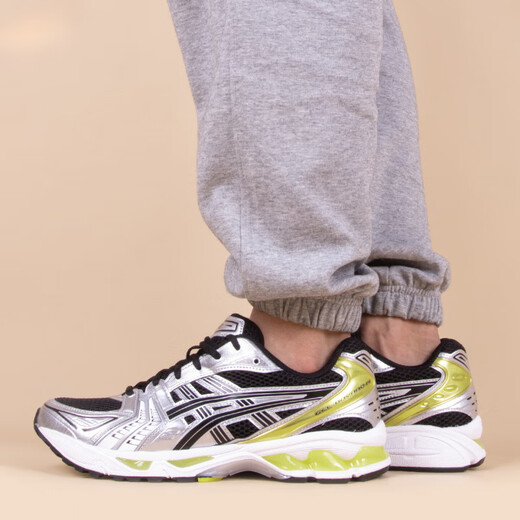 Asics Gel-Kayano 14 silver black green casual running shoes 1203A537-001 1203A537-001 40.5