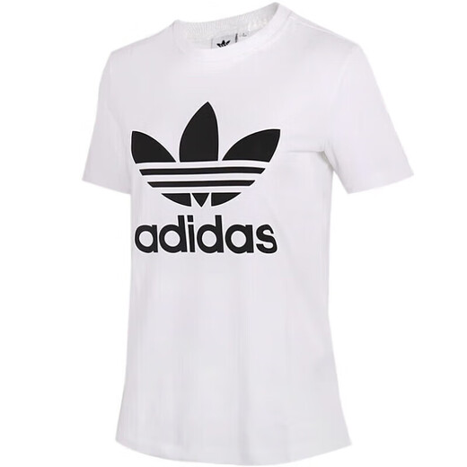 阿迪达斯 （adidas）女装夏季新款透气圆领短袖t恤运动休闲时尚半袖 CV9889 S