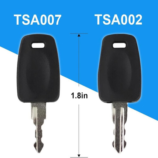 Kann für Koffer -Passwort -Sperrschlüsse wie neue Xiuli Muji Xiaomi TSA007TSA002TSA006 KEYS 1 Black 007 verwendet werden