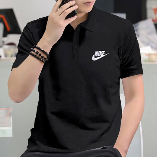 Nike (NIKE) POLO shirt men new summer official ship store sportswear breathable quick-drying T-shirt lapel casual short-sleeved men FN3895-010/new/normal size S 165/84A