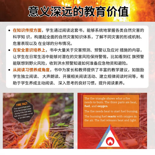 点读版 我身边的自然灾害科普阅读系列绘本6册 英文原版 The Natural Disasters Where l Live 青少年自然灾害科普 蓝思值600L-800L