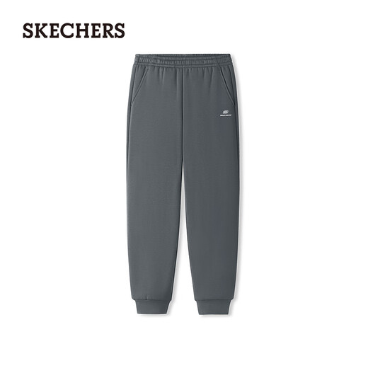 斯凯奇（Skechers）新年礼物男装2025新品冬季加绒保暖裤子运动卫裤休闲长裤L325M105