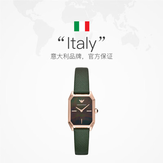 安普里奥·阿玛尼（Emporio Armani）手表女 复古气质轻奢小众小绿表AR11149欧美表带 AR11149