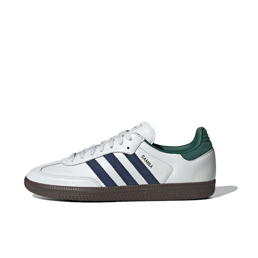 Adidas/ Samba OG German Training Shoes для женщин Новая белая зеленая и синяя повседневная обувь IH4882 Белый IH4882 (подлинное место) 41