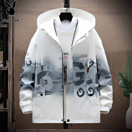 Playboy (PLAYBOY) jacket men's assault jacket men's clothing spring and autumn high-end casual handsome workwear trendy men's clothing