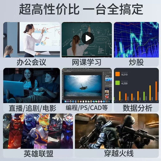 
HUMI independent display RTX3050 [12-core i7+i9 Core] Intel gaming laptop Black myth chicken eating ultra-light and thin design office high-end portable AI large screen Core i7+GTX1050 independent display hot-blooded version 32G running + 1024G solid-state high-speed hard disk