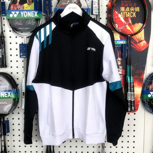 尤尼克斯（YONEX）羽毛球服男女款长袖外套150199 250199秋冬运动队服 男款150199-007黑色下单前咨询客 M