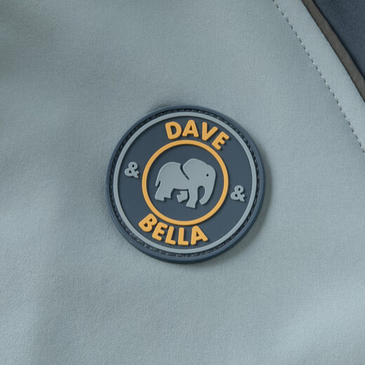 DAVE&BELLA 2025 new autumn style three-proof children's breathable jacket, children's hooded outerwear, baby girl's top, boys' clothes, navy blue, in stock, 120 cm (recommended height 110-120cm)