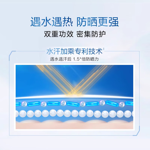 Shiseido Blue Fatty Sunscreen 50ml SPF50+ Waterproof and Sweatproof Facial Skin Care Hydrating Isolating Sunscreen