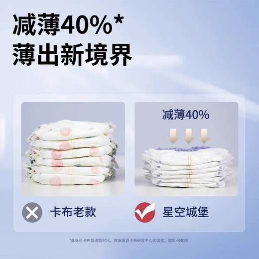 Kabu Star Castle Pulling Pants Trial Breathable Diaper Experience Baby Diaper Diaper Wet L Pulling Pants 23 pieces [Recommended 18 to 28 Jin [Jin equals 0.5 kg]]