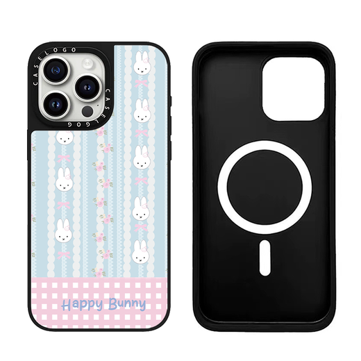 Red Apple (Red Apple) adaptiert an Case Joint Miffy Rabbit Katie Apple 16Promax Mobiltelefon Hülle iPhone15 Mirror Protective Case 14pro Magnetic Magsafe Acryl