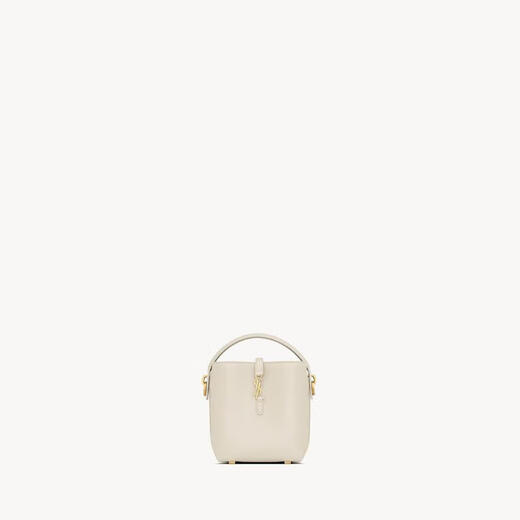 Saint Laurent LE 37 series women's vintage white sheepskin handbag 7658702R20W9207 15x13x6cm