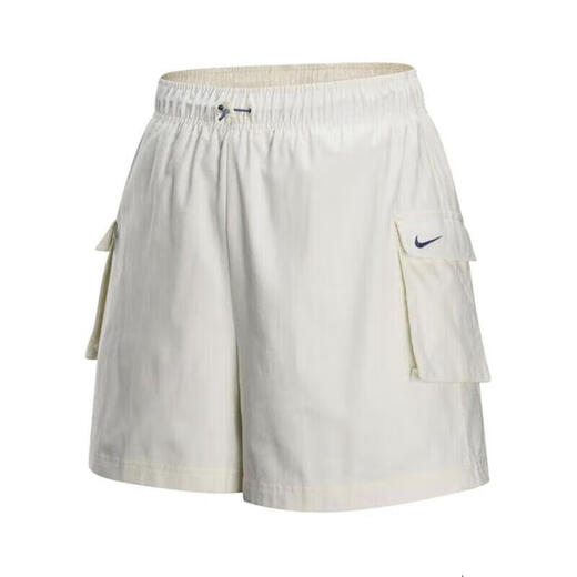 耐克（Nike）工装短裤女裤夏季新款运动裤宽松舒适透气梭织五分裤子 IH9273-047珍珠灰 S