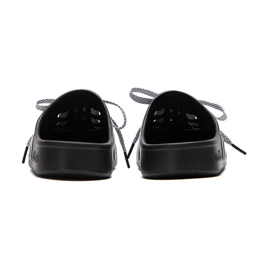 Adidas official ship store casual shoes men's shoes summer new sports shoes outdoor breathable hole shoes beach slippers JH9848 black 39