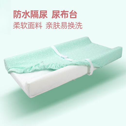 Shantoulin Village Windelwechsel Tisch Neugeborenes Baby Baby Baden Organizieren Operationstisch Baby Touch Massage Tischpflegepolster wasserdicht 92000b weiße Windelpolster (80*40*9cm+ Weiß