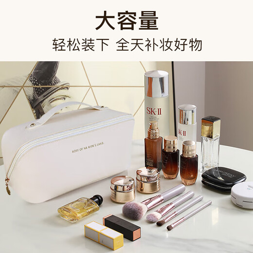 Cosmetic bag portable toiletry storage bag large capacity waterproof travel toiletry bag toiletry bag travel storage bag white