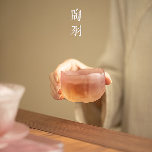 Taoyu Glaze Yunyongshangshen Sancai Covered Bowl One Pot Two Cups Home Tea Bowl Teacup with Tea Tray Kung Fu Tea Set Yunyongshangshangshen Covered Bowl Small Set + Glass Plate