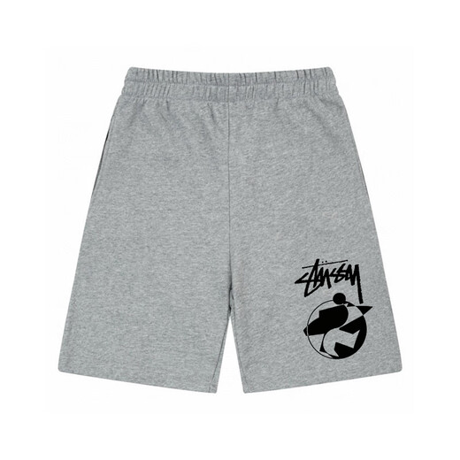 Stussy Modemarke Summer Stuss Pure Cotton Casual Ins Shorts Lose vielseitige Männer und Frauen Sportsporthosen Sport Casual Hosen 1047 Schwarz hohe Qualität S 100-120jin [Jin gleich 0,5 kg]