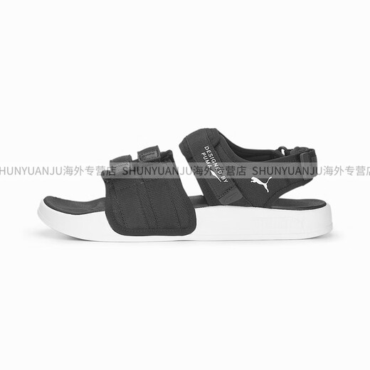 彪马（PUMA）官方运动凉鞋男女鞋23夏季新款魔术贴户外沙滩鞋3879-01-04 389079-01_主图款 35.5