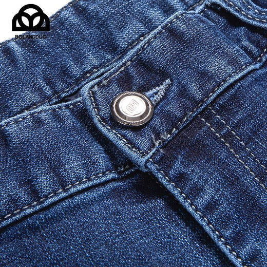 Jeep Spirit Jeep printemps et été en coton mince jean homme d'âge moyen de l'âge moyen de grande taille, grande taille décontractée papa respirant long 3891 Zhonglan Thin Style 36 [2 pieds 9]
