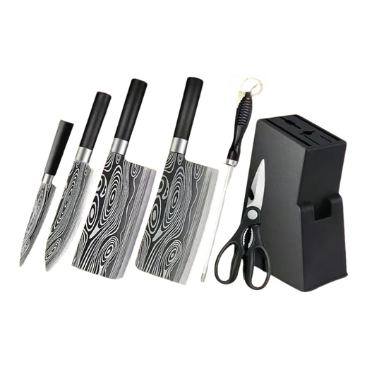 Couteau de cuisine sans affûtage ménage en acier inoxydable ultra-tranchant ensemble de couteaux de cuisine ensemble de couteaux tranches de viande forgées couteau à découper les os modèle couteau à trancher en acier