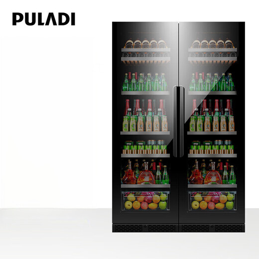 Platina PIL ATEN variable frequency first-class energy efficiency red wine cabinet constant temperature wine cabinet embedded frost-free wine compressor home guest first-class energy efficiency frequency conversion thin model ice bar + ice bar
