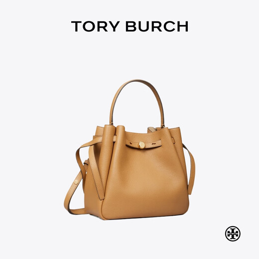 汤丽柏琦（Tory Burch）【秦岚同款】ROMY手提斜挎水桶包菜篮子166982 黑色 001