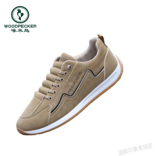 Zapatos para hombres de carpintería para hombres nuevos zapatos casuales impermeables de cuero de cuero versátil