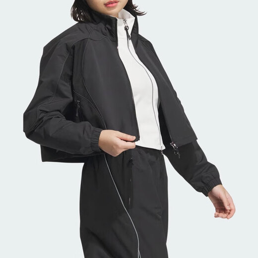 阿迪达斯 （adidas）外套女装夏季新款健身训练运动服时尚立领防风休闲短款夹克JJ1078 JJ1078 XS