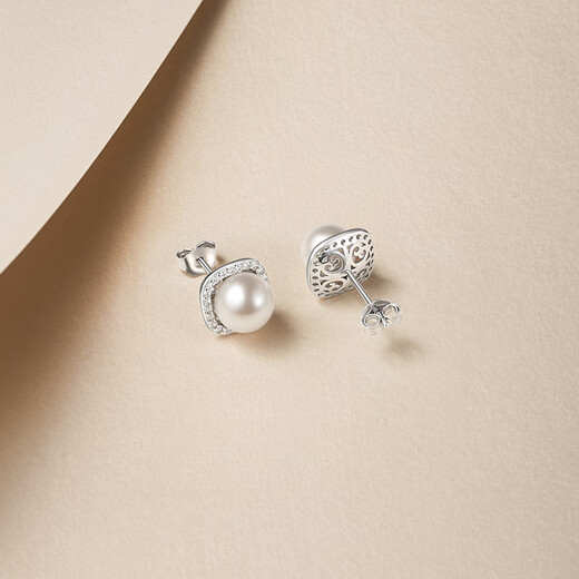 Saturday Fortune S925 Silver Pearl Stud Earrings for Women Gentle Starlight X0912436 Pair Birthday Gift