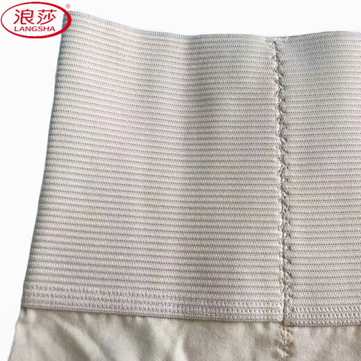 Langsha (Langsha) Bauchhebedocke wärme Bauch und Taille-Resting-Basis-Sicherheits-Höschen einteilig taillenlange Oberschenkelwinkel Frauen elastische Starke Körperformung und Fettverbrennung Hautfarbe (Dreieck) l (80-100jin [Jin gleich 0,5 kg]))