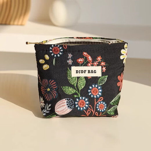 Polang retro toiletry bag travel small high-end cosmetic bag female storage bag lipstick liner bag portable 2025 new style retro colorful