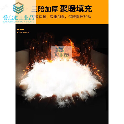 Thickened winter fishing clothing, one-piece cold-proof clothing, ice fishing cotton clothing, cold storage, sea fishing, rainproof and warm, winter windproof, black L, upgraded warm and thickened style/no zipper on the back