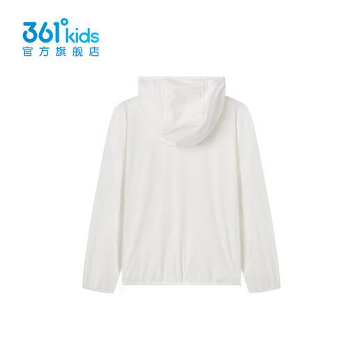 361 Children's clothing for boys and girls, hooded woven children's sun protection clothing, new summer thin coat, quick-drying skin clothing, sun protection clothing, original white 110