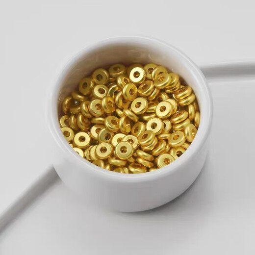 Ancient copper-plated sand gold matte separator flat piece diy handmade beaded lucky bag to attract wealth and fortune national style hand rope accessories 10 separators