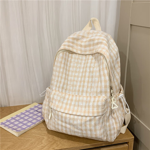 Sac à dos pour les femmes de nouveau sac école au collège de style coréen pour femmes Junior High School Canvas Sac décontracté de voyage polyvalent sac à dos rose foncé