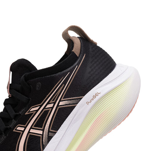 亚瑟士（asics）跑步鞋女鞋 2025夏季新款GEL-NIMBUS 27舒适网面透气缓震运动鞋 1012B753-003 35.5