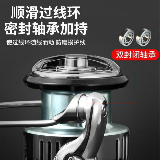 Shimano mechanic Shimano Vanquis metal general-purpose spinning wheel inclined mouth shallow cup Luya imitation wheel long-range rock fishing fishing wheel SWC 5000 free 100 meters PE line