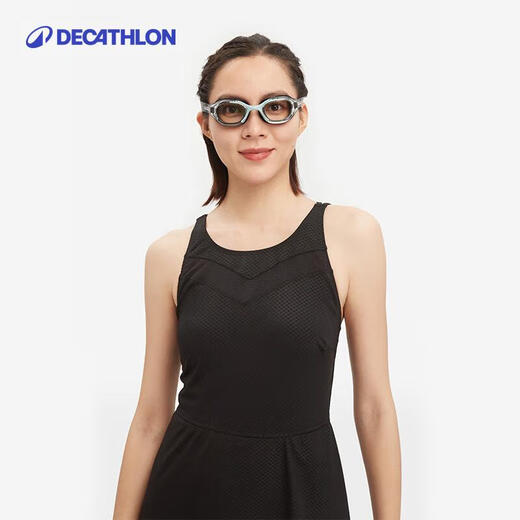 Decathlon myopia goggles anti-fog male and female professional high-definition swim goggles equipment 300 degrees-2397762