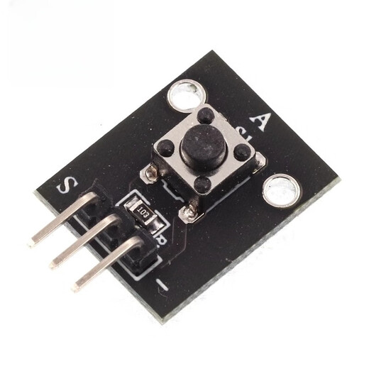 Dengshitang micro switch tactile switch 1-position key switch module smart car electronic building block KY-004 1-position key switch module