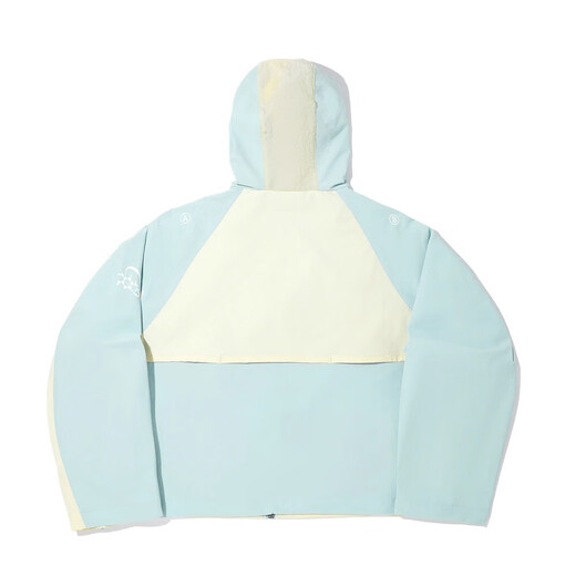 Li ning Coat Wind's Windbreaker Fitness 2025 Summer x Anb Joint Series Casual Loose Thin Jacket Afdv998 Camouflage bleu mystérieux bleu gris afdv998-1 xl