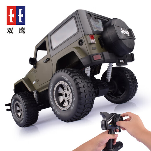 DOUBLE E Double Eagle Jeep remote control car boy wireless electric toy off-road vehicle model boy children gift 311_1 8 Jeep Wrangler standard